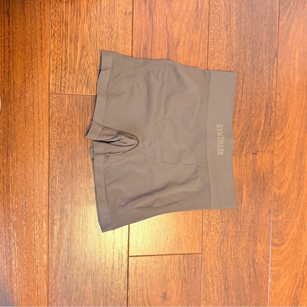 Gymshark Women's Dark Brown Boxer Shorts